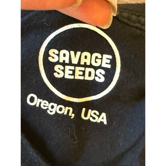 SAVAGE SEEDS "Be Kind" Black Tee T-Shirt Women size XL - Picture 5 of 8